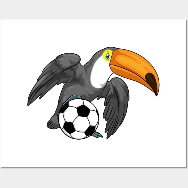 Toucan Soccer player Soccer Wall Art by Markus Schnabel